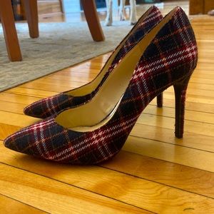 Jessica Simpson Plaid Stilettos